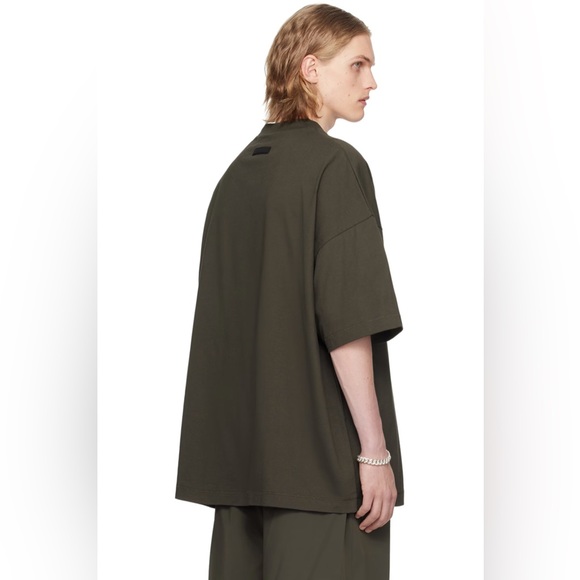 EUC Men’s Size X-large Fear Of God Essentials Crew-neck Cotton Tee In Ink Color - Picture 7 of 16